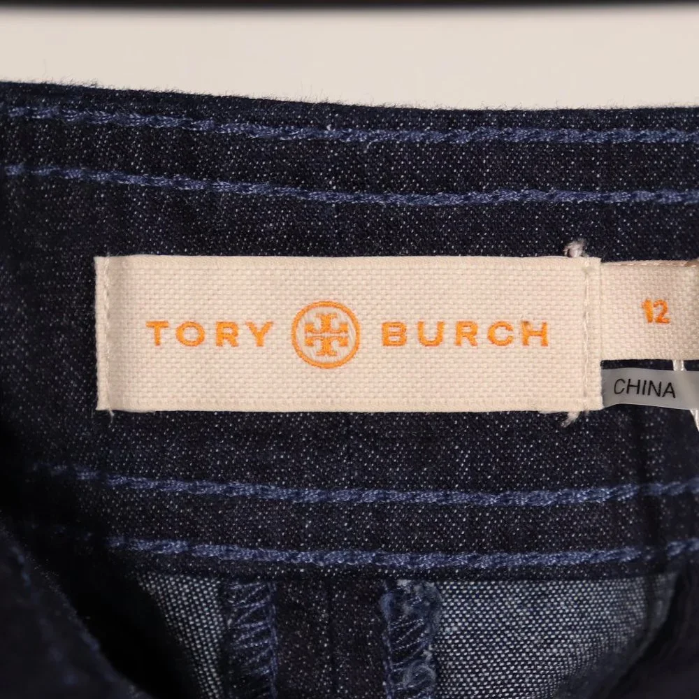NWT Tory Burch Elise Mini Skirt in Resin Rinse Size 10